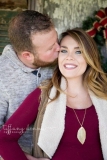 megan and matthew at meadowbrook cabin